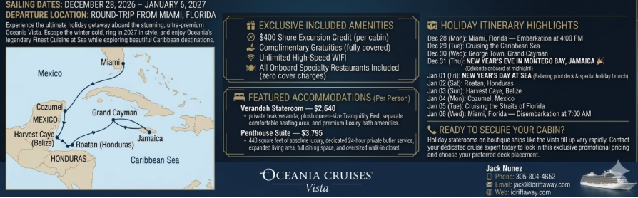 RING IN THE NEW YEAR IN ULTRA-LUXURY Itinerary Route